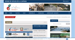 Desktop Screenshot of geologicampania.it